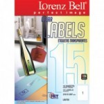 Clear Labels 210 x 297 mm - 15 Sheets