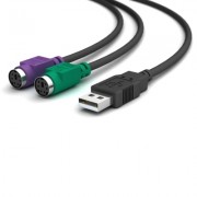 USB Am para Mini-Din 6f (PS/2)