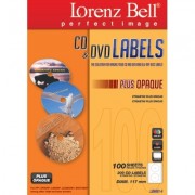 CD&DVD Labels Plus Opaque - 200 Labels