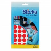 Etiquetas Multiusos Sticks Diam: ø16 mm - 6 Folhas A6