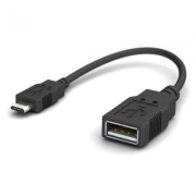 Adaptador OTG USB MicroB para A (F)